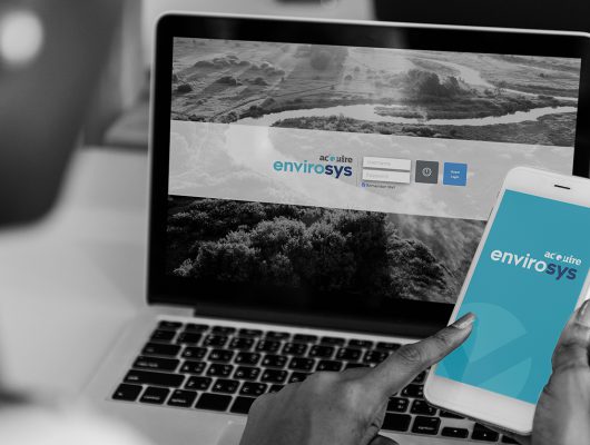 EnviroSys user logging into dashboard and mobile for data capture